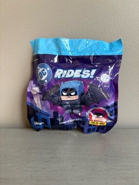Wendy's 2026 DC Rides Batman & Bat Glider Comics Kids Meal Toy NEW Sealed